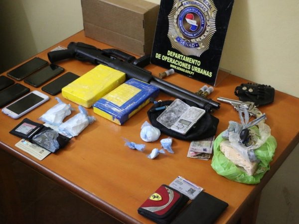 Detenidos con más de 3 kilos de cocaína en Villa Elisa