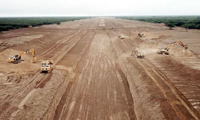 Construcción de nueva embocadura  en el  Pilcomayo está  en etapa final - Economía - ABC Color