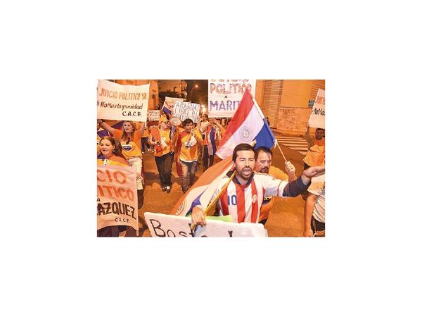 Ciudadanos volvieron a exigir el juicio político al Ejecutivo
