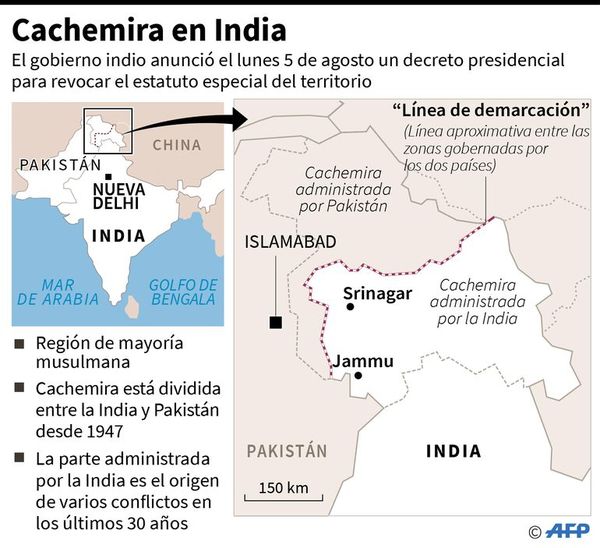 Pakistán expulsa a embajador indio por  la crisis en torno a Cachemira - Internacionales - ABC Color