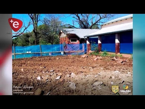 SAN JUAN DEL PARANÁ: MUNICIPIO EJECUTA MEJORAS EN EDIFICIOS ESCOLARES