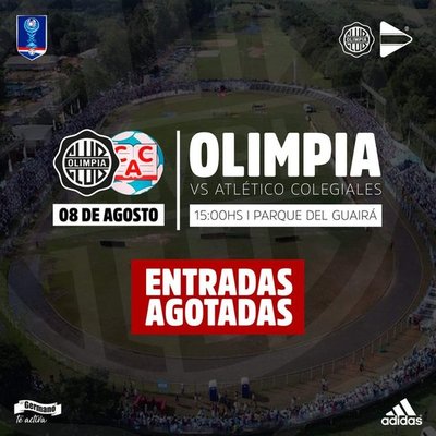 Copa Paraguay: Colegiales y Olimpia miden fuerzas en estadio lleno - .::RADIO NACIONAL::.