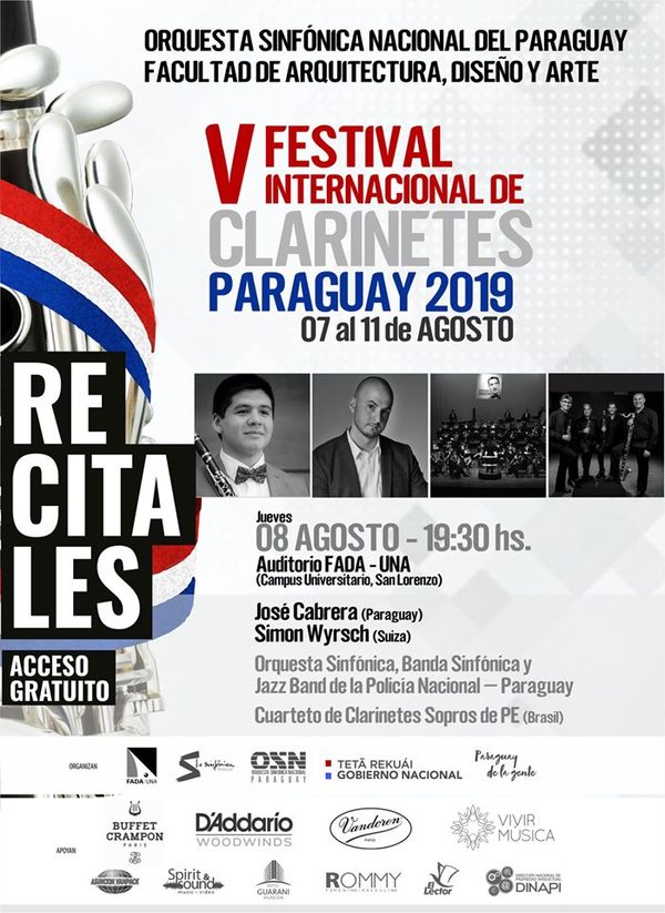 Festival Internacional de Clarinetes prosigue hoy en el Campus de la UNA | .::Agencia IP::.