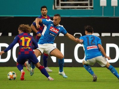 El Barcelona se impone con esfuerzo al Napoli