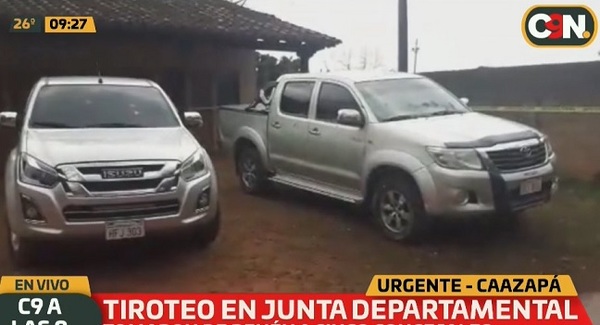 Tiroteo y toma de rehenes en Junta Departamental de Caazapá