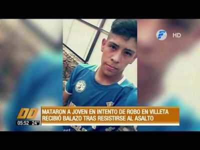Matan a un joven de 21 años, tras resistirse a asalto