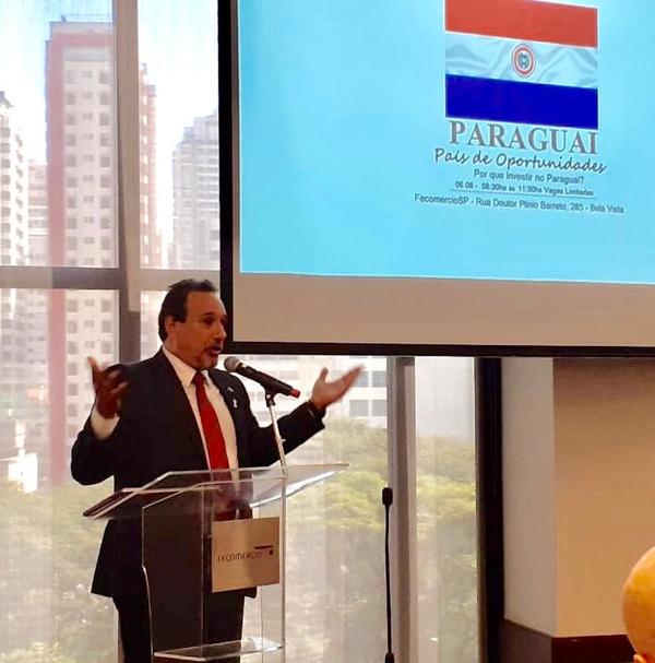 Gobernador de Central presenta en Brasil al "Paraguay, País de Oportunidades" » Ñanduti