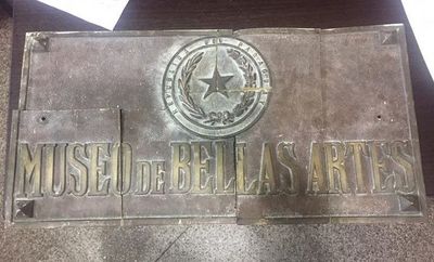 Recuperan placa robada a Museo de Bellas Artes - Cultura - ABC Color