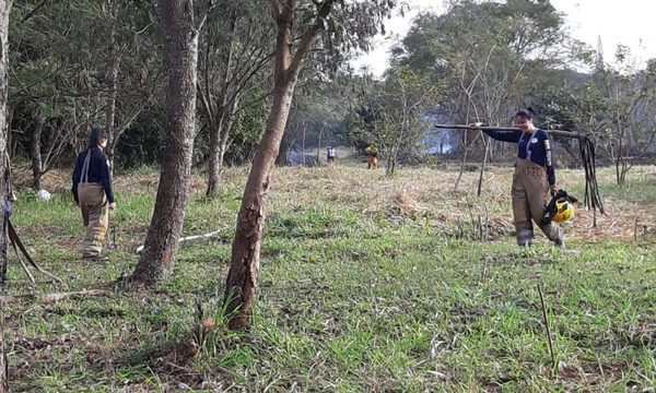 Se incendia pastizal en Franco