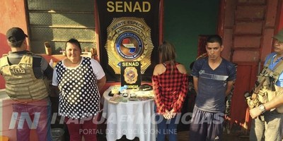 ALLANAN VIVIENDA E INCAUTAN DROGAS EN UNA VIVIENDA DE ITÁ PASO