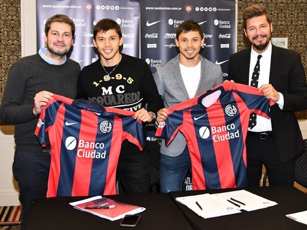 San Lorenzo presenta a los hermanos Romero