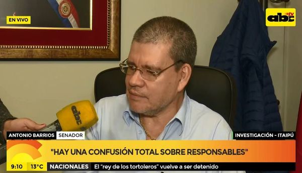 Senador Antonio Barrios: cartismo rechaza oferta de cogobierno - Nacionales - ABC Color