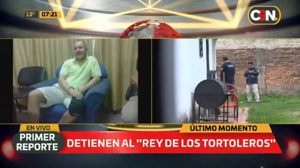 Capturan al "rey de los tortoleros" en Lambaré