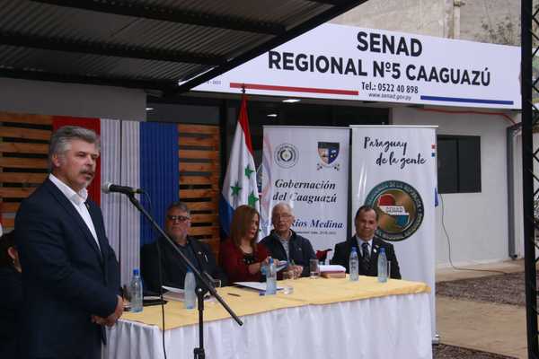 Secretaría Antidrogas habilitó oficina regional en Caaguazú | .::Agencia IP::.