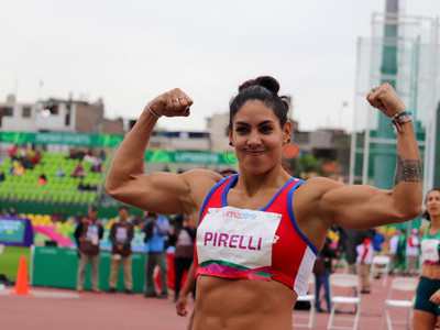 Camila Pirelli logra el cuarto puesto en heptatlón
