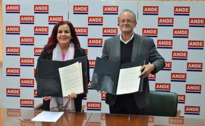 La SFP y la  ANDE firman convenio de cooperación para el fortalecimiento institucional