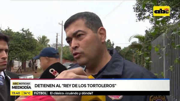 Detienen al “rey de los tortoleros” - ABC Noticias - ABC Color