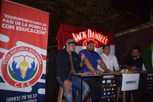 Realizarán asadazo a beneficio del Club Escuela Solidaria