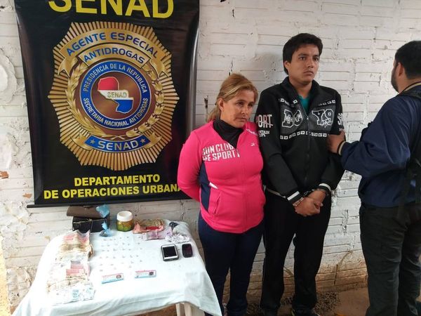 Cae pareja que distribuía crack en Itauguá