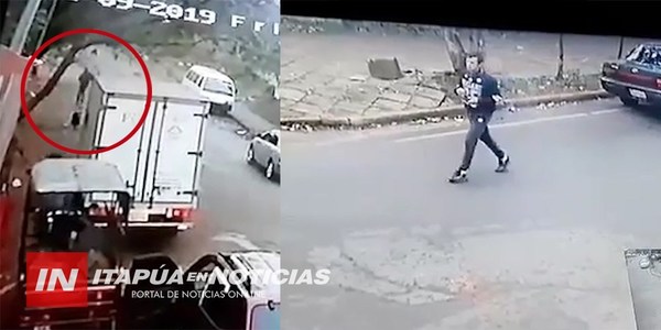 DESCUIDISTA SE APROPIA DE 2 CELULARES DE UN REPARTIDOR