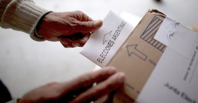 Primer testeo presidencial en Argentina