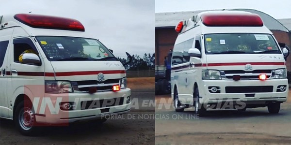 BOMBEROS ENCARNACIÓN RECIBE NUEVA AMBULANCIA.