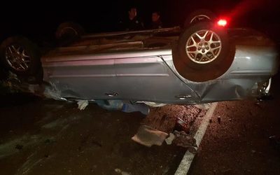 Brasileño muere tras vuelco de vehículo en Naranjal
