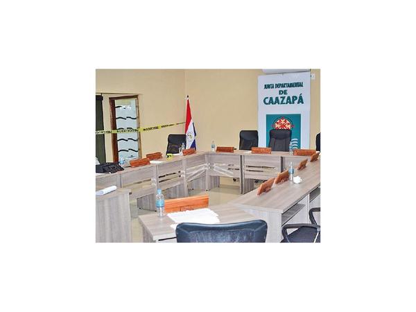 Con custodia sesionó la Junta de Caazapá