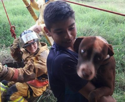 Así rescataron a una perrita que cayó a un pozo | Noticias Paraguay