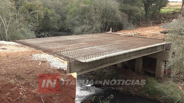 PUENTE QUE UNE TOMÁS R. PEREIRA CON EDELIRA AVANZA CON IMPORTANTES RETRASOS