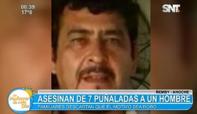 Asesinan de siete puñaladas a trabajador en Ñemby