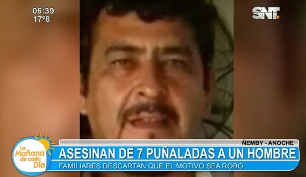 Asesinan de siete puñaladas a trabajador en Ñemby