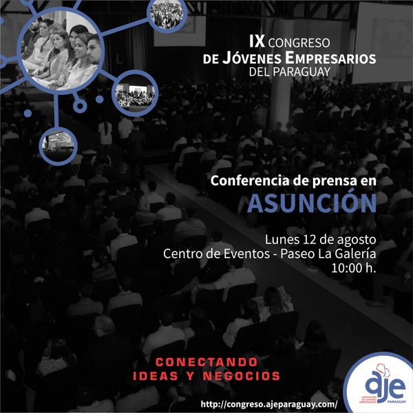 Lanzan el noveno Congreso de Jóvenes Empresarios del Paraguay » Ñanduti