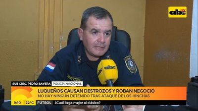 Luqueños causan destrozos y roban negocios - ABC Noticias - ABC Color