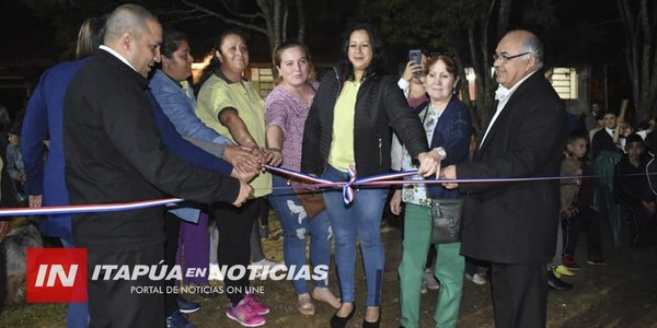 ESCUELA LEOPOLDO RAMOS INAUGURÓ PISTA Y LUMÍNICA.