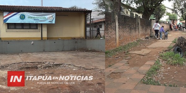 INICIÓ MEJORAMIENTO DEL PERÍMETRO DEL HOSPITAL REGIONAL Y SÉPTIMA REGIÓN.