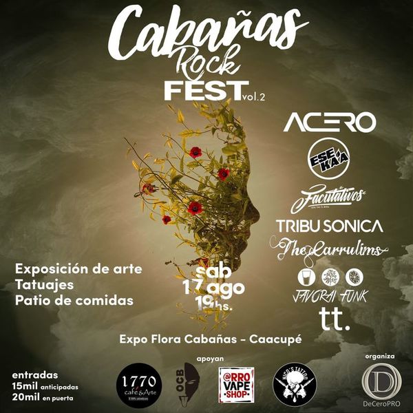 Organizan segunda edición del Cabañas Rock Fest - Nacionales - ABC Color