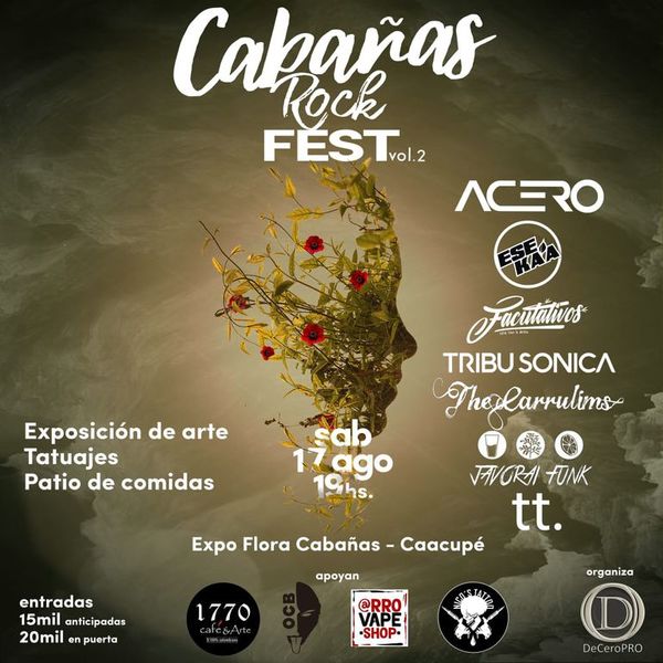 Organizan segunda edición del Cabañas Rock Fest - Nacionales - ABC Color