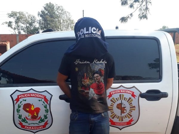 Capturan a sospechoso de homicidio de joven en Caaguazú