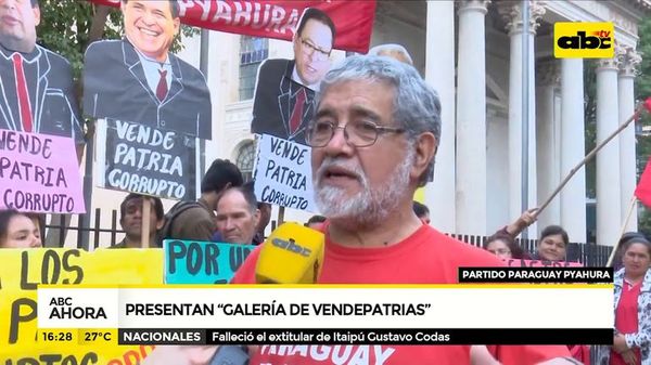Partido Paraguay Pyahura expone su “galería de vendepatrias” - ABC Noticias - ABC Color