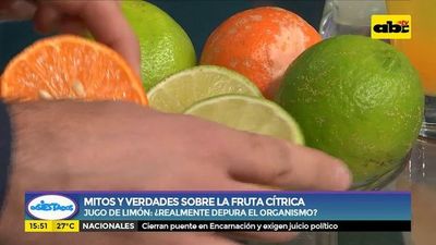 El jugo de limón, ¿realmente depura el organismo? - Ensiestados - ABC Color