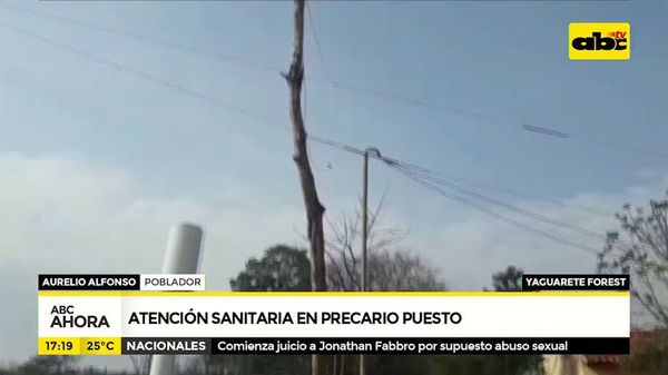 Atención sanitaria en precario puesto - ABC Noticias - ABC Color
