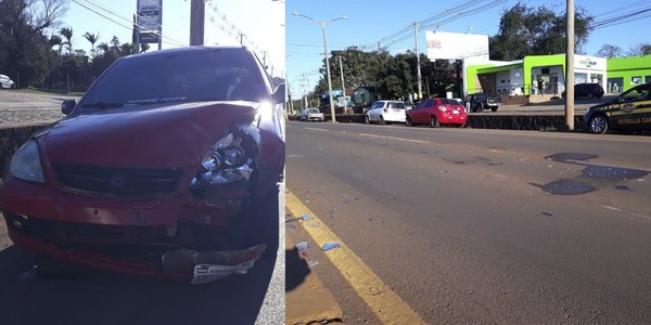 MÚLTIPLE CHOQUE SOBRE LA RUTA 6 EN EL BARRIO SANTA MARÍA