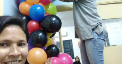 Licen le puso color y calor a la sala de niños