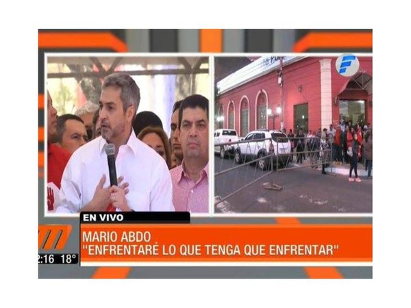 Marito apela a Dios en discurso de martes 13