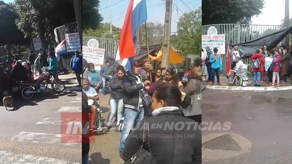 POBLADORES DE ATINGUY SE MANIFIESTAN EN AYOLAS