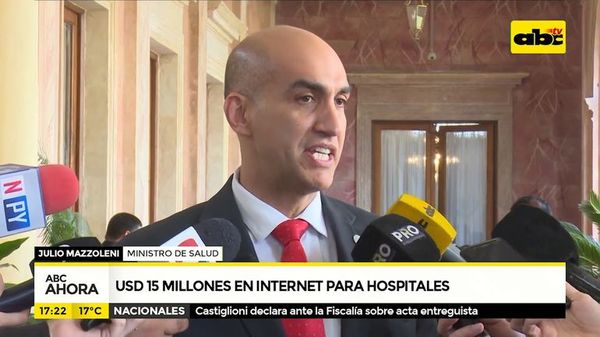 Destinarán 15 millones de dólares en internet para hospitales - ABC Noticias - ABC Color