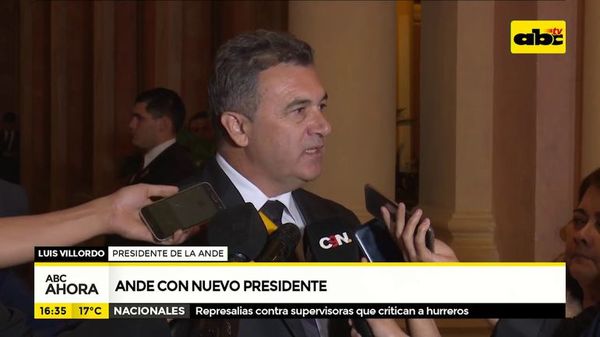 ANDE con nuevo presidente - ABC Noticias - ABC Color