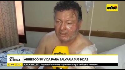 Arriesgó su vida para salvar a sus hijas - ABC Noticias - ABC Color
