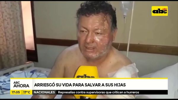 Arriesgó su vida para salvar a sus hijas - ABC Noticias - ABC Color